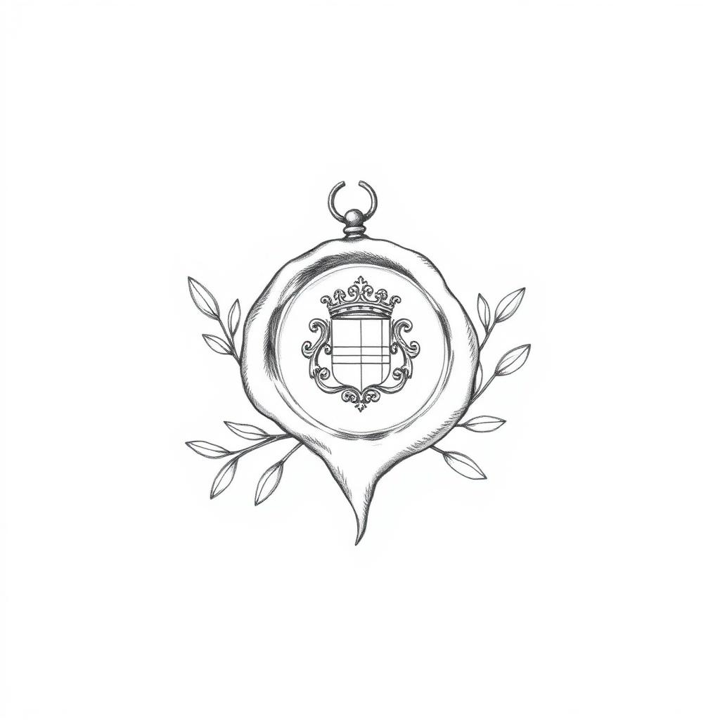 Wax seal with laurel